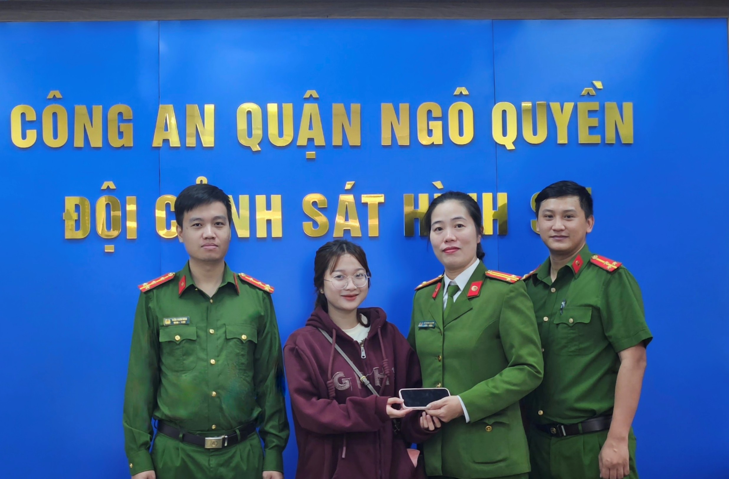 Nhân dân gửi thư cảm ơn Công an quận Ngô Quyền